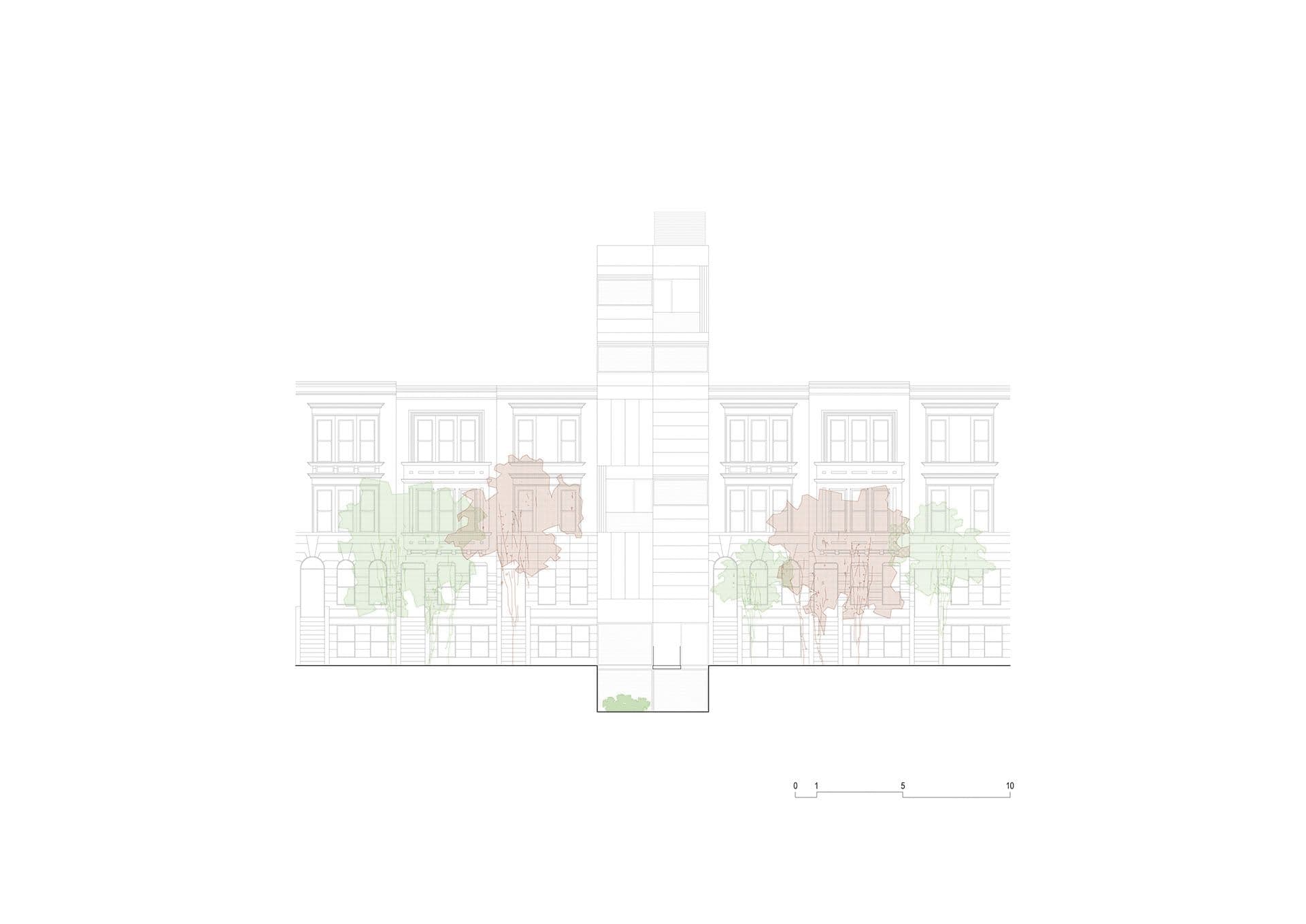 Alzado principal