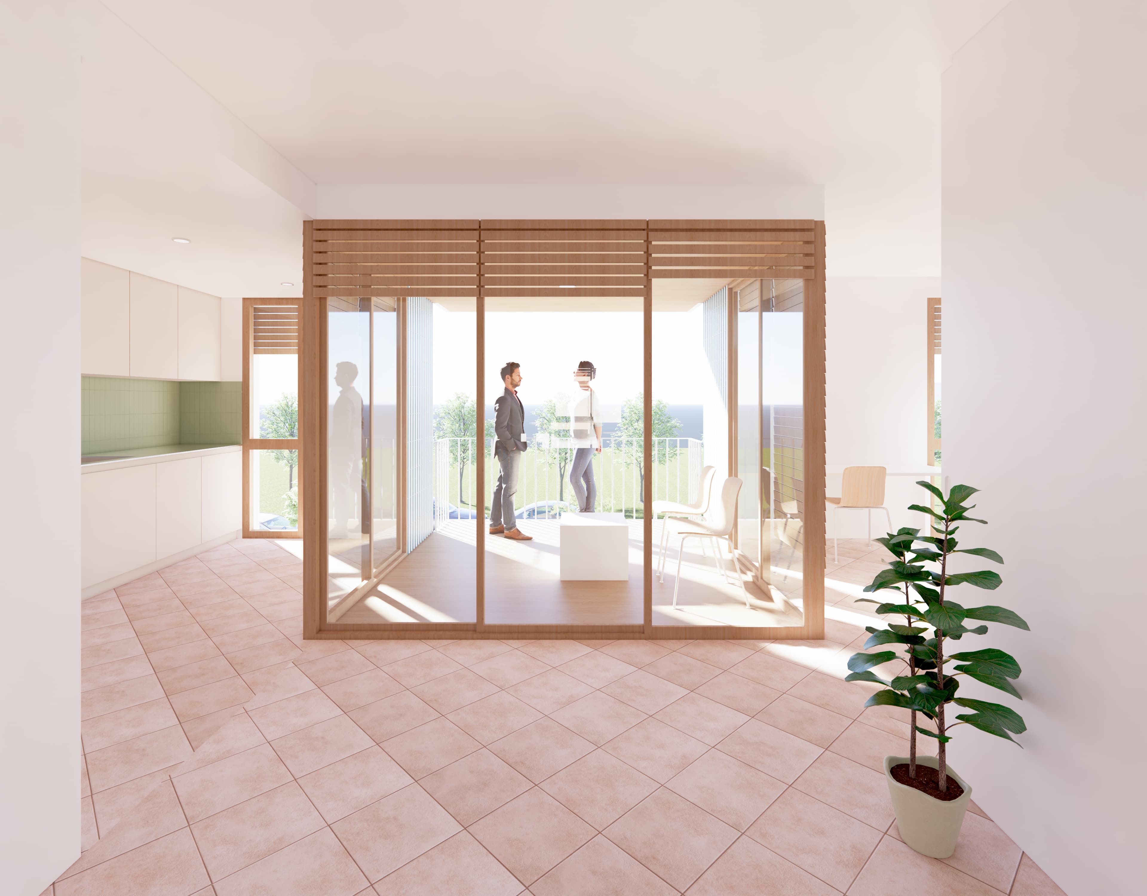 Vista Interior de Vivienda