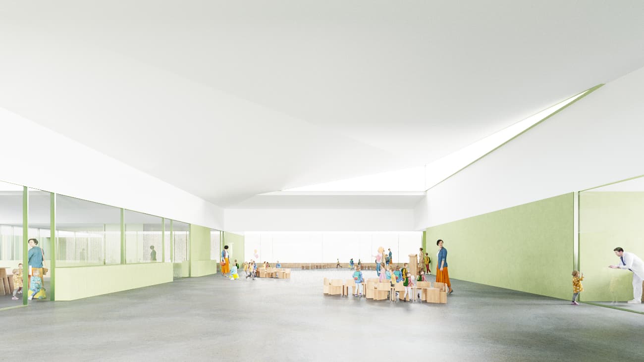 Vista Interior. "La Plaza"