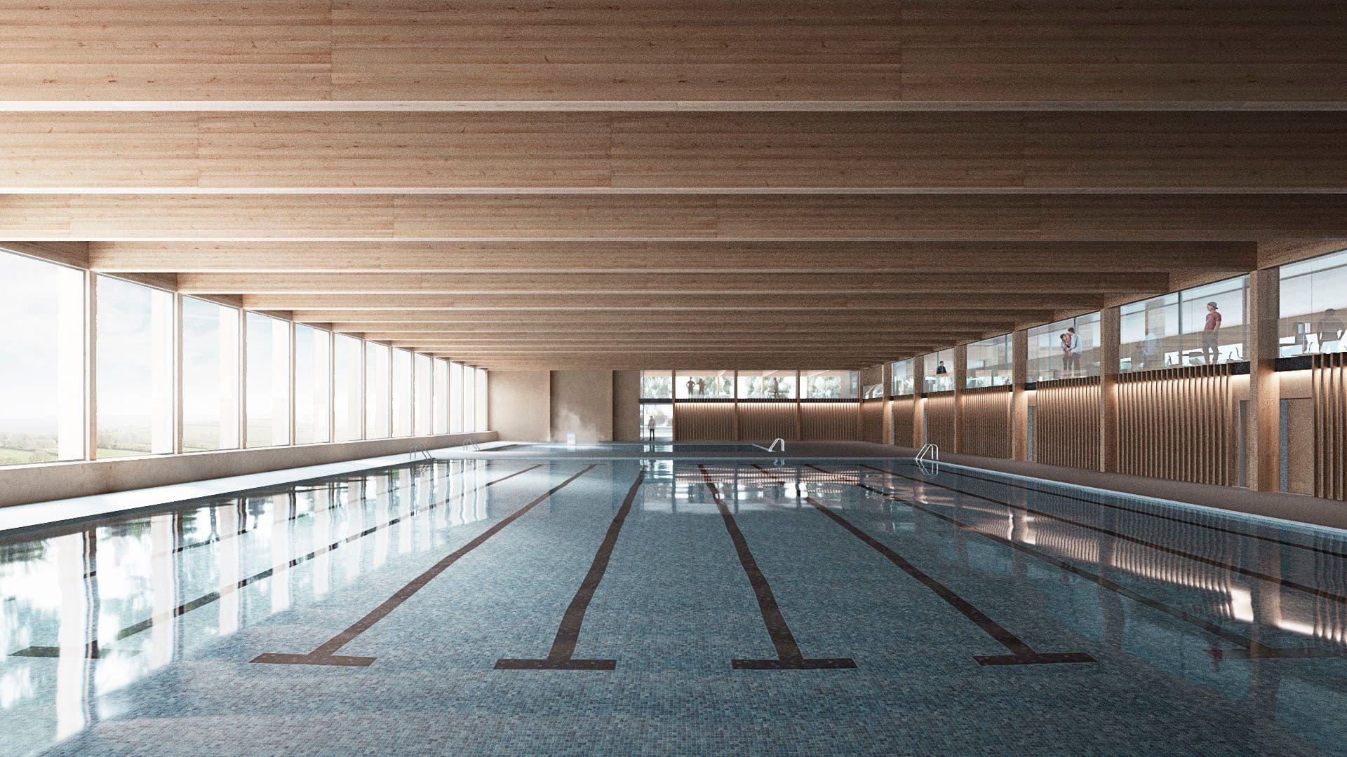Vista Interior Piscina